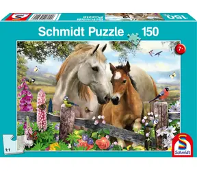 SCHMIDT Puzzle Klisna a hříbě / 150 dílků / 43,2 x 29,1 cm