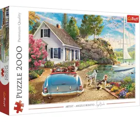 TREFL Puzzle Prázdninový ráj / 2000 dílků / 96 x 68 cm / věk 12+