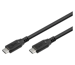 Goobay USB4 černá / Kabel USB-C na USB-C / 240 W / 40 Gbit/s / 0,5 m