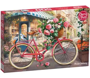 CHERRY PAZZI Puzzle Rozvoz květin / 500 dílků / 50 x 34,5 cm