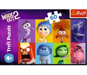 TREFL Puzzle V hlavě 2: Poznej své emoce / 60 dílků / 33 x 22 cm / od 4 let