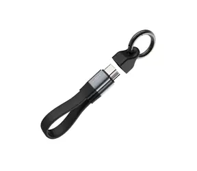 FIXED Clip Cable černá / Kabel USB-C/USB-C / Karabina / USB 3.2 Gen 2 10Gb/s / PD 240W / 4K60Hz