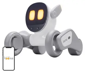 LOONA Interaktivní robot Premium / Rozpoznávání obličeje / Samostatná navigace / Wi-Fi / 1350 mAh