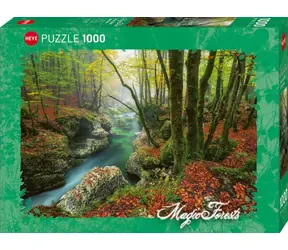 HEYE Puzzle Magic Forests: Malý potok / 1000 dílků / 70 × 50 cm