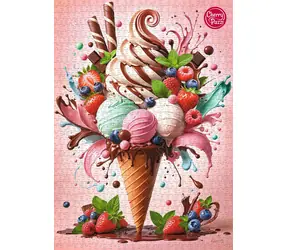 CHERRY PAZZI Puzzle Sladká blaženost / 1000 dílků / 50 x 70 cm
