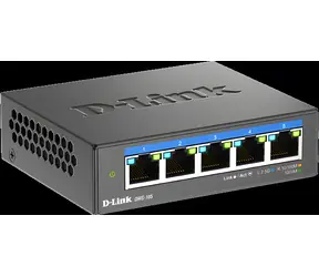 D-Link DMS-105/E / Switch / 5 portů / 2,5 Gbps / Fanless / QoS
