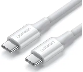 Ugreen kabel USB-C - USB-C bílá / Kabel / 1 m / rychlé nabíjení
