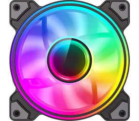 GameMax Dual Ring Infinity černá / Ventilátor / 120 mm
