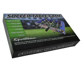 SPORTTEAM Mini stolní fotbal / 51x31x9,5 cm / 12 figurek, 2 míčky, 2 počítadla skóre