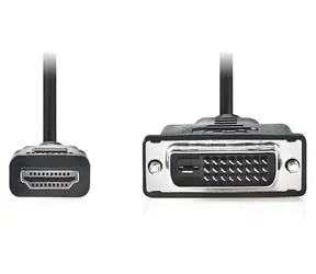 NEDIS HDMI - DVI-D černá / Redukce / HDMI zástrčka - DVI-D 24+1pin zástrčka / 3 m / bulk