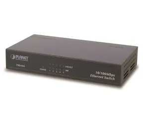 Planet FSD-503 / Switch / 5x 10/100 Mbps / kov / fanless