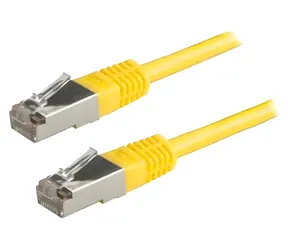 Xtendlan Patch kabel Cat5e FTP 1m žlutý / Síťový kabel / stíněný / RJ45