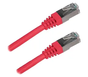 XtendLan červený / Patch kabel / Cat5e / FTP / 1 m