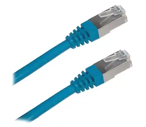 XtendLan Patch kabel Cat5e FTP 2m modrá / Síťový kabel / Cat5e / FTP / 2 m