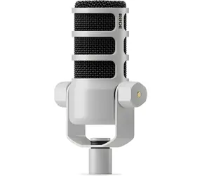 Rode PodMic bílá / Dynamický mikrofon / XLR výstup
