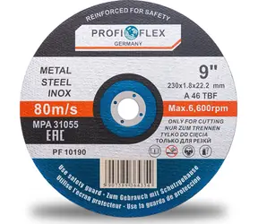 Silver Profi-Flex / Řezací kotouč na kov / Průměr 230 x 22,2 mm / Šířka řezu 1,8 mm