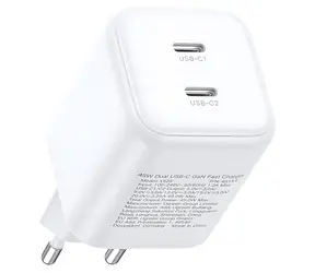 Ugreen X526 bílá / Nabíječka / GaN / 2x USB-C / 45W