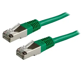 Xtendlan Patch kabel Cat5e FTP 1m zelený / Síťový kabel / stíněný / RJ45