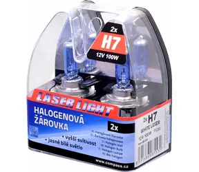 Compass H7 White Laser 12V 100W 2ks / Autožárovka / PX26d
