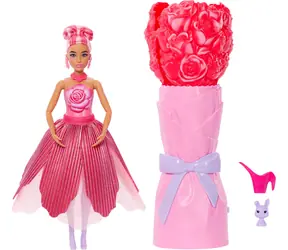 MATTEL Panenka Barbie Pop Reveal Květinové překvapení červená růže / od 3 let