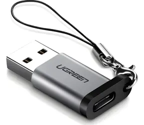 Ugreen US276 šedá / Adaptér / USB-A - USB-C / hliník