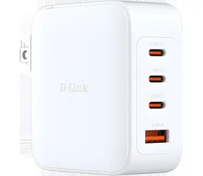 D-Link DCF-141/E bílá / Nabíječka / GaN / 140W / 3x USB-C / 1x USB-A