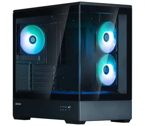 Zalman P30 V2 černá / Počítačová skříň / Mini Tower / 3x 120mm ARGB / USB-A 3.0 / USB-C / temperované sklo