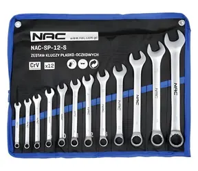 NAC Sada klíčů očkoplochých 6-22 mm / Klíče / 12 dílů
