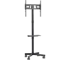 Maclean MC-949 / Podlahový stojan pro TV / 32-55" / VESA 400x400 mm / nosnost 25 kg / na kolečkách