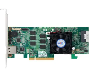 Areca 1886-8i / RAID řadič / Tri-Mode SAS3 / 1x SFF-8654 / 8GB cache / PCIe 4.0 x8 / LP
