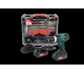 NAC CDB2-40-S-LI-20V / Aku vrtačka / 20V / 2x 2Ah / 126 dílů příslušenství