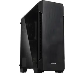 Zalman S3 TG černá / PC skříň / ATX / temperované sklo / 2x USB 3.2 Gen2 + 2x USB 2.0 / bez zdroje