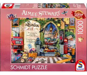 SCHMIDT Puzzle Aimee Stewart: Memories of London / 1000 dílků / 69,3 x 49,3 cm / od 12 let