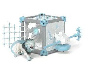 SCHLEICH Eldrador 42766 Figurka Ledový lev BattleCave / od 6 let