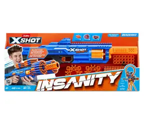 ZURU Dětská pistole X-Shot Insanity Berzerko / 48 šipek / dostřel 27 m / od 8 let