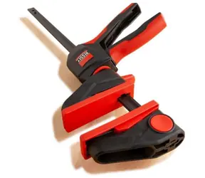 Bessey EZ360-15 černá, červená / Jednoruční svěrka / otočná rukojeť 360° / 150 x 80 mm / upínací síla 1400 N