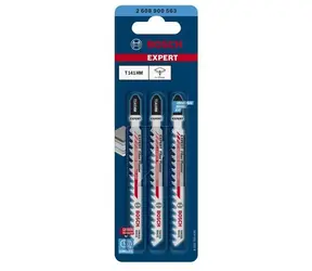 BOSCH 2608900563 / Pilový plátek do přímočaré pily T 141 HM / Karbid / Délka 100 mm / Rozteč zubů 4,3 mm / 3 ks