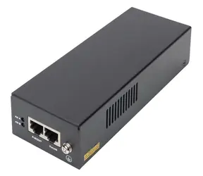 Digitus DN-95109 černá / PoE injektor / Gigabit Ethernet / 802.3bt / 85 W