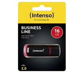 Intenso Business Line 16GB černá / Flash Disk / USB 2.0 / čtení 28 MB/s / zápis 6,5 MB/s