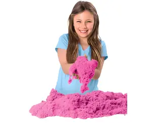 SPIN MASTER Kinetic Sand Color Bag růžová / Kinetický písek / 907 g / od 3 let