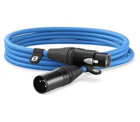 RODE XLR3M-B modrá / Kabel XLR (M) - XLR (F) / 3 m