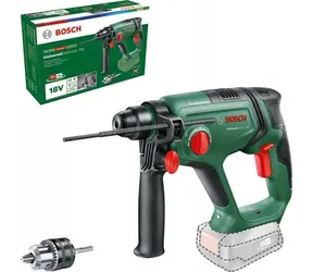 BOSCH UniversalHammer 18V zeleno-černá / Aku kombinované kladivo / SDS-plus / 2,0 J / 4 režimy / bez aku a nabíječky