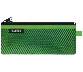 Leitz WOW zelená / Dvojitá textilní kapsa / Velikost L / Síťovina, nylon / 230 × 150 mm