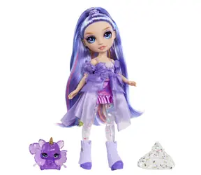 MGA Rainbow High Shimmers panenka Violet / Se třpytivým slizem / od 4 let