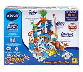 VTECH Kuličková dráha Marble Rush Adventure Set S100 / 62 dílů / 5 kuliček / od 4 let