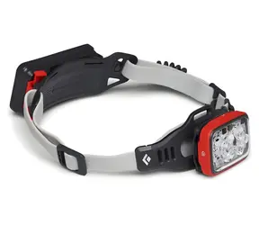 Black Diamond Distance 1500 šedá-červená / LED čelová svítilna / 1500 lm / dosvit až 95m