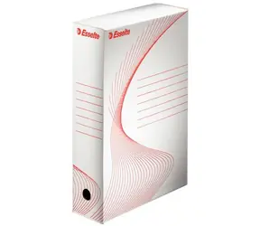 Leitz Esselte Standard bílá / Archivační box / A4 / 80 mm / recyklovaný karton FSC