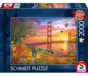 SCHMIDT Puzzle Golden Gate Bridge / 2000 dílků / od 12 let