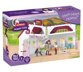 SCHLEICH Herní set Horse Club Healing Hooves 42787 / od 5 let / pohyblivá figurka / skládací kufřík