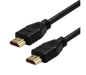 Logo HDMI 2.1 kabel samec-samec černá / Video kabel HDMI / 3 m / 8K / 60Hz / 48 Gbps